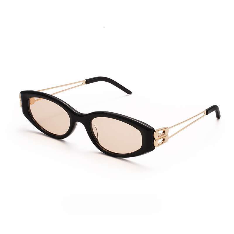 DHcollections 2025 Luxury Cat-Eye Sunglasses UV400 Metal & Acetate Frame, Fashionable Hollow Temple Design for Women (4 Color Options)