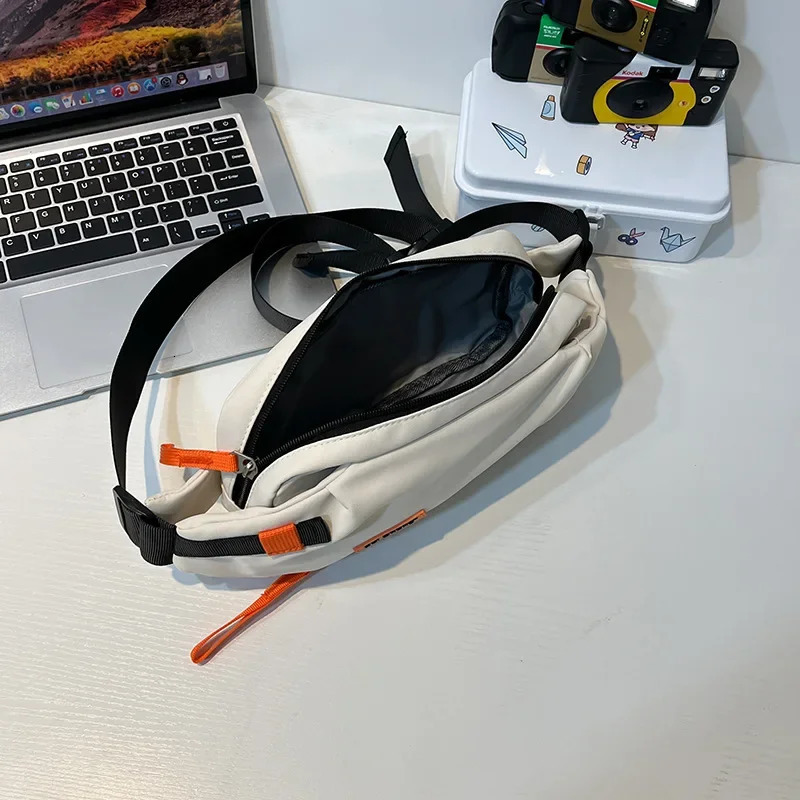 Japanese Style Versatile Chest Bag for Women Casual Sports Crossbody Bag for Men Large Capacity Street Student Shoulder Bag 250731