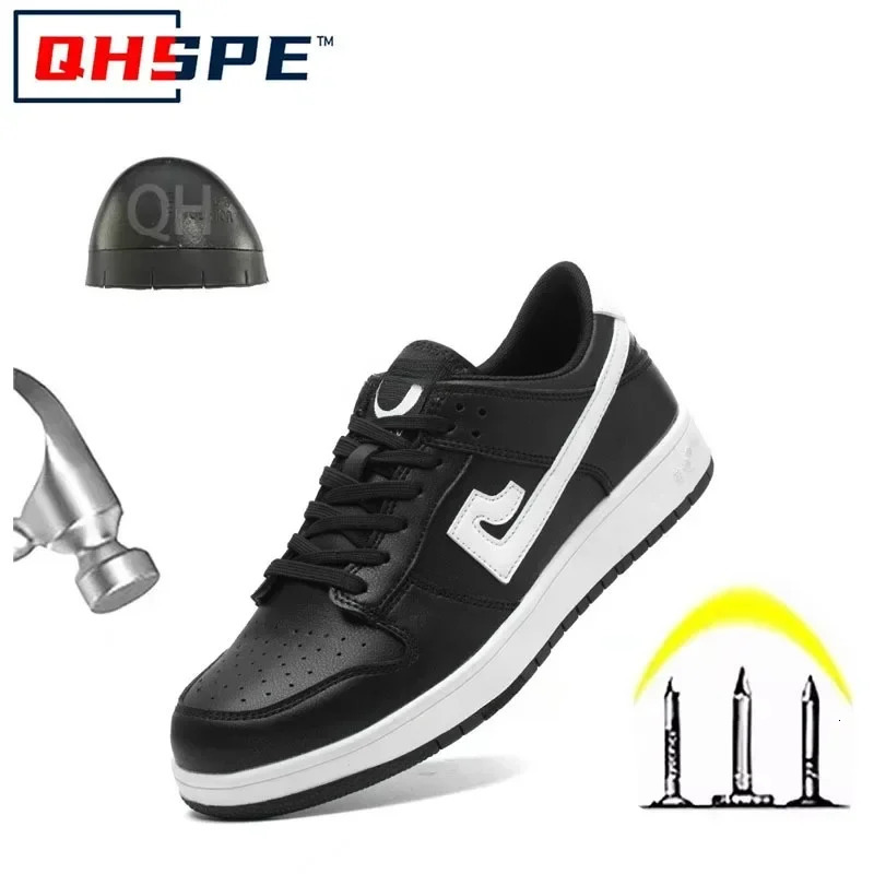 Labor protection shoes with anti smashing and anti piercing 6KV lightweight anti slip comfortable durable and safe protection 250731