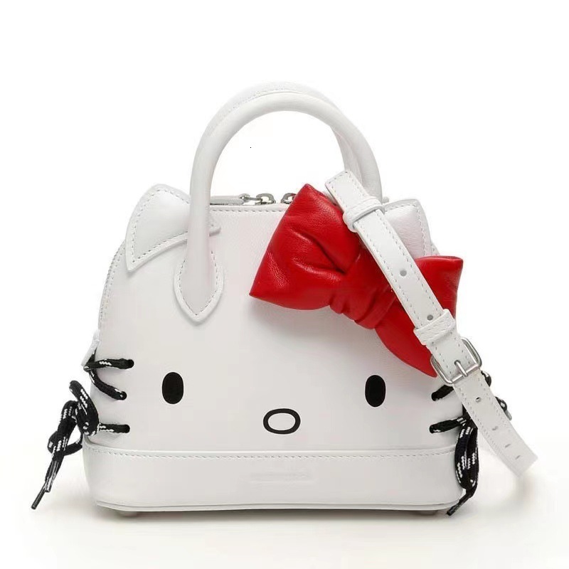Fashion Bow Big Face Cat Women's Shoulder Bag Free Shipping Designer Luxury New Handbag Sweetheart Girl Casual Student Bag