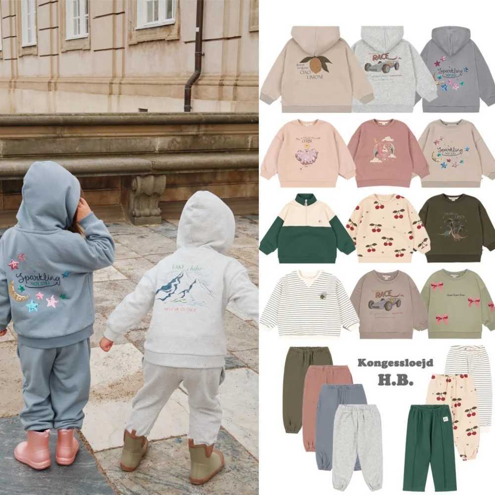Kid Autumn New Boys Girls Ks High Quality Printed Hoodie+Pant Suit With Hoodie Children Clothing Zipper Coat Cotton Long Sleeves y250801