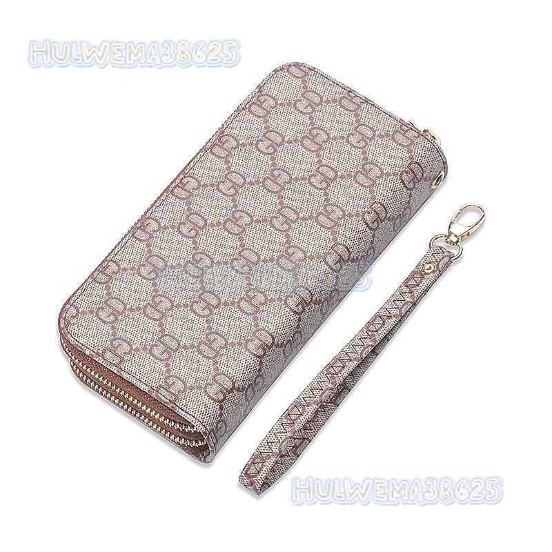 2025 Fashion Wallet Womens New Womens Long Wallet Large Zipper Handbag Mobile Bag H250801