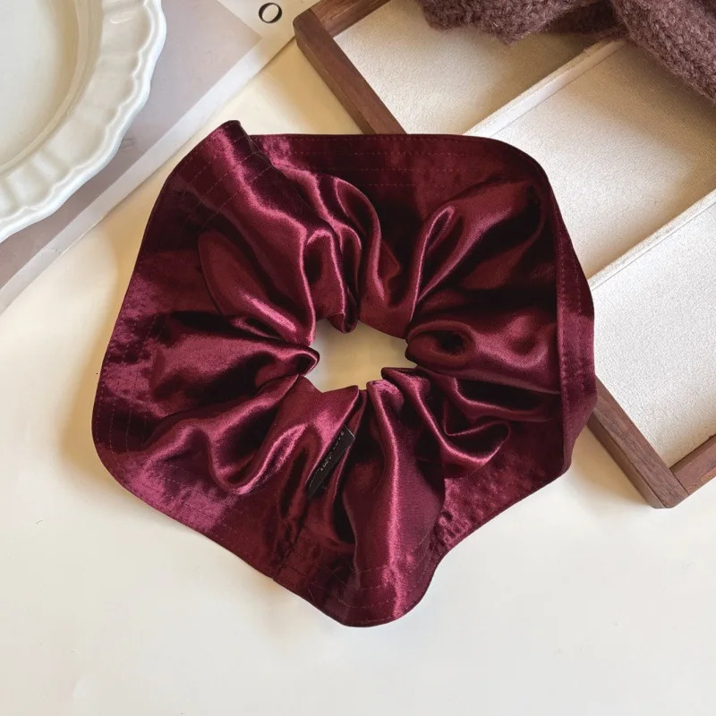 Women Scrunchies Vintage Large Velour Hair Bands Ponytail Holder Tie Hair Hoop Scrunchy Rubber Band Women Hair Accessories 250730