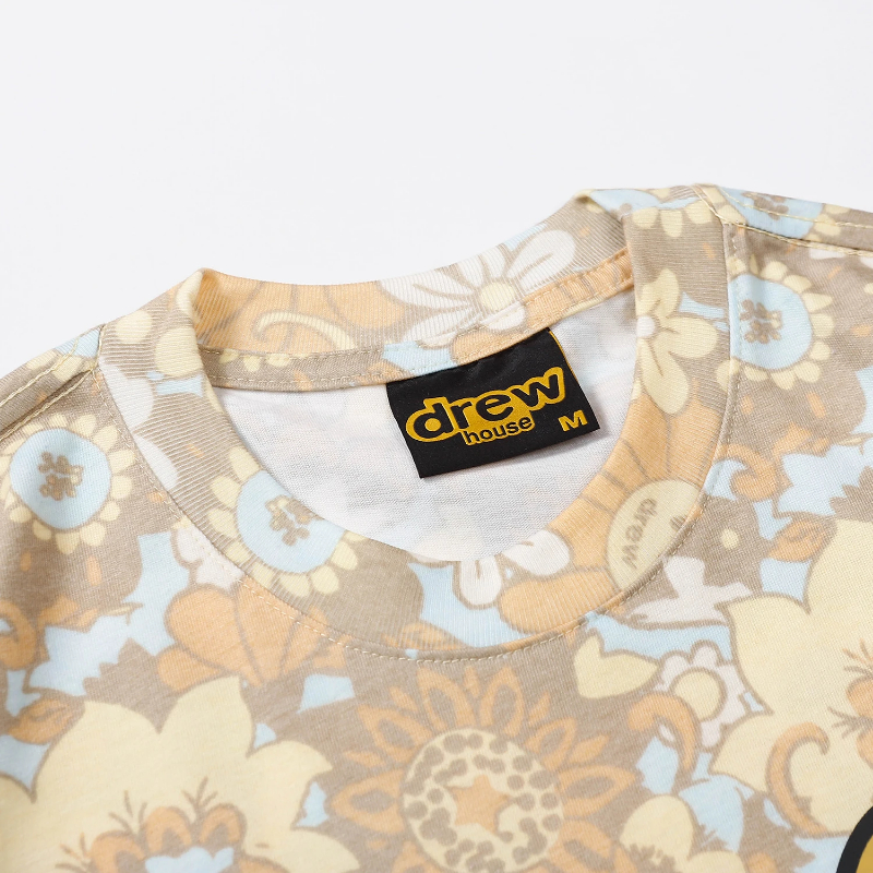 DREW HOUSE New Men's Clothing vintage T shirt men's and women's printed loose short sleeve T-shirt