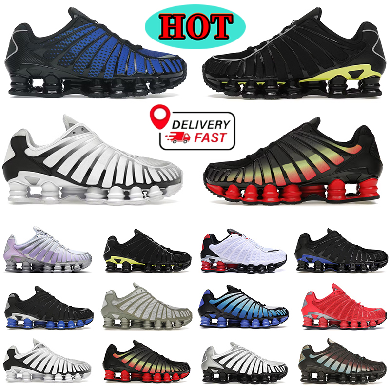 Designer Running Shoes Men Women outdoor Designer Sneakers LT Mens Trainers Black metallic Breathable Athletic Outdoor Sports Sneaker SHOXS Fashion Runner