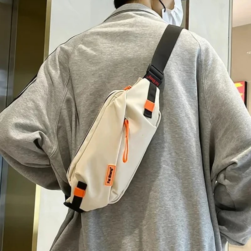 Japanese Style Versatile Chest Bag for Women Casual Sports Crossbody Bag for Men Large Capacity Street Student Shoulder Bag 250731