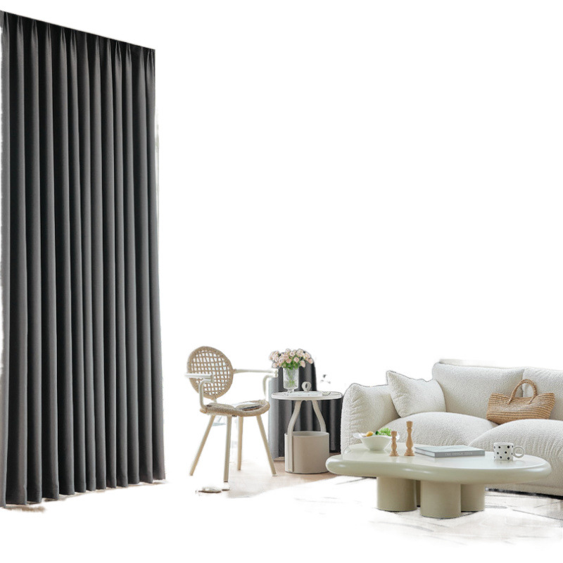 YL-36770 curtain special price living room bedroom blackout curtains hook type floating curtains rental room door curtains wholesale