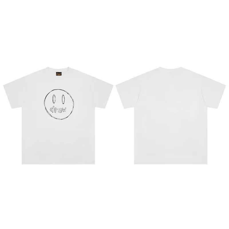 DREW HOUSE New Men's Clothing logo T shirt men's and women's printed loose short sleeve T-shirt