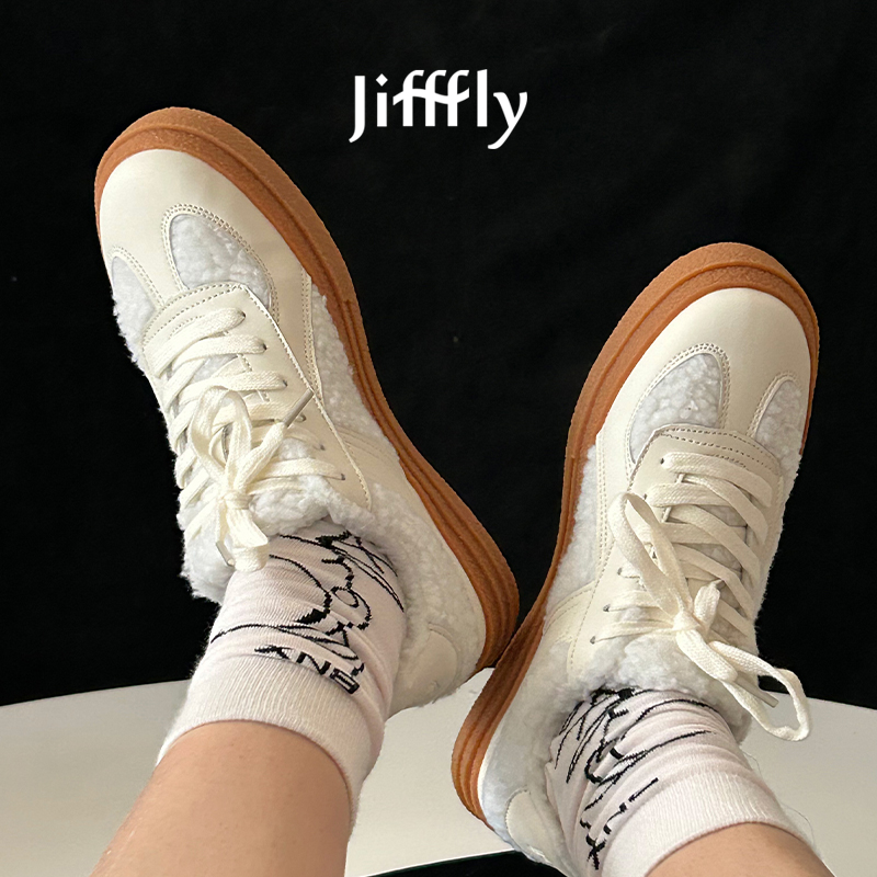 Jifffly Men's Shoes 2025 Winter Thickened New Casual Trendy Sports Sneakers Unisex Versatile Canvas designer shoes