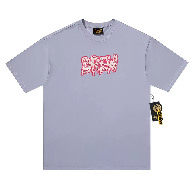 DREW HOUSE New Men's Clothing ice cream printing T shirt men's and women's printed loose short sleeve T-shirt