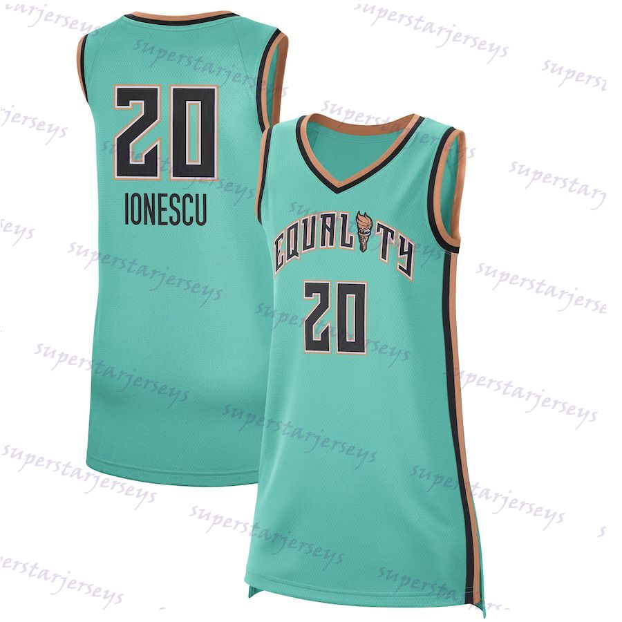 20 Sabrina Ionescu New Women Basketball York Liberty Jersey 30 Breanna Stewart 35 Jonquel Jones 23 MaRine Johannes 22 Courtney Vandersloot XS-4XL Men 