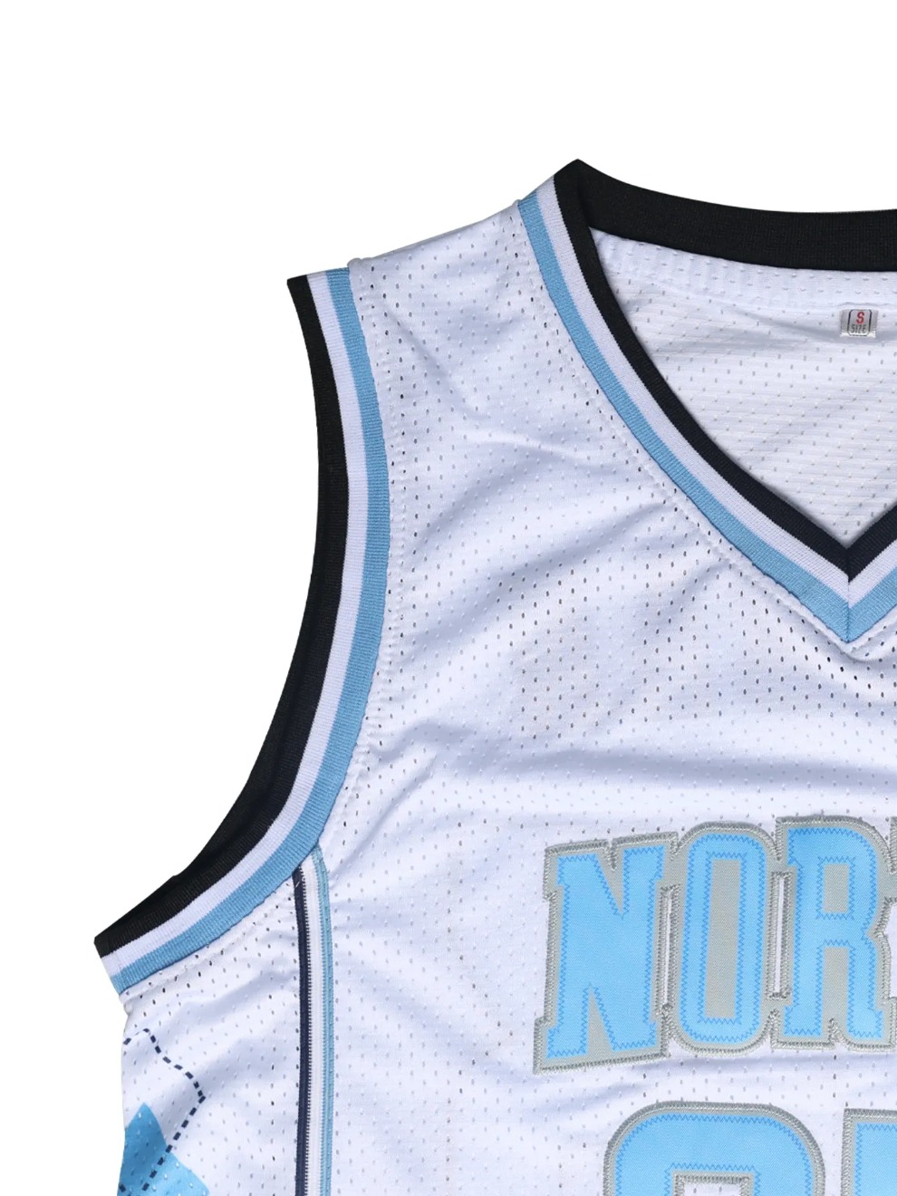 North Carolina 23 Young 11 Likemike Laney Men's Multi-colored skyblue Basketball Jerseys, Polyester Knit Fabric, Breathable Stitched Casual Sport