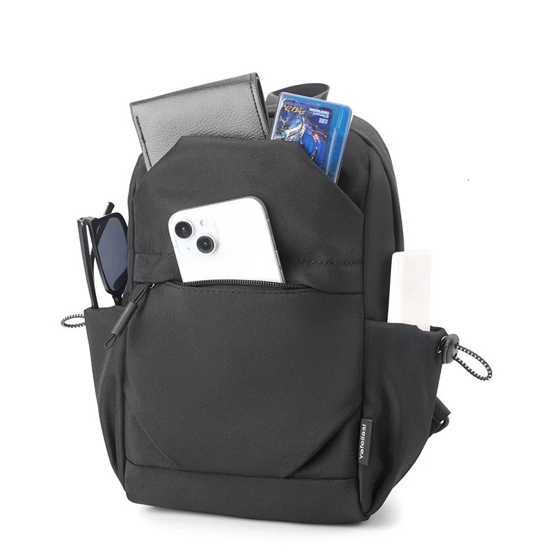 Fashion Casual Sling Chest Bag Backpack for Man Waterproof Oxford Shoulder Bag with Phone Pocket Crossbody Hiking Travel Gym Bag 250731