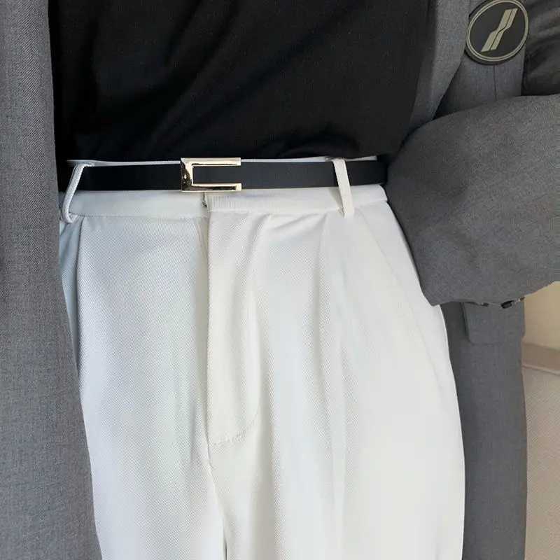 1pc of suit with a slim waistband for womens versatile decoration.Fashionable black belt with a dr sweater waist up XJ250801