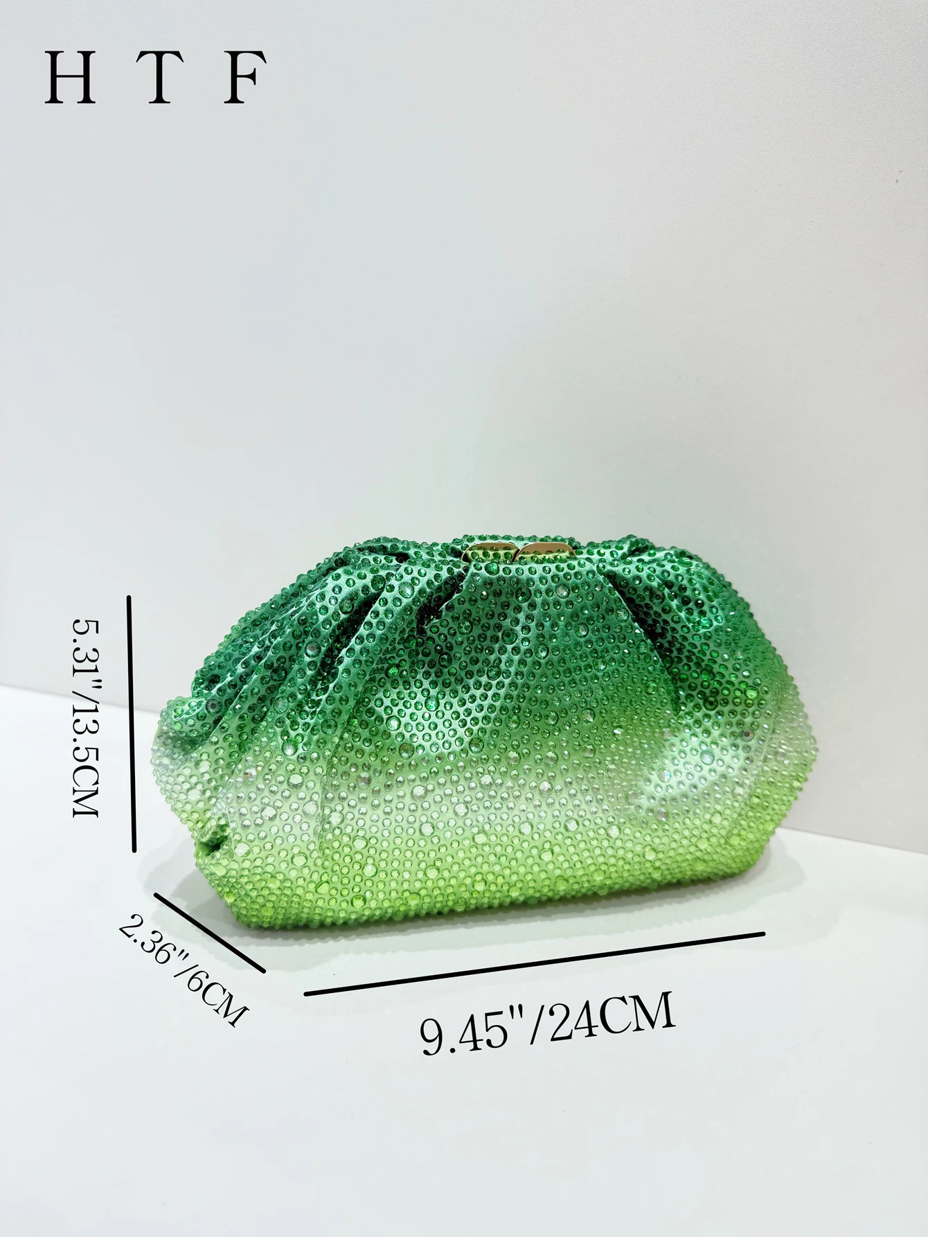 Handle Rhinestones Diamond Evening Clutch Bag Women Handbag Wedding Party Bling Bucket Purse Shoulder Bag Holiday For Lady Bag 250731