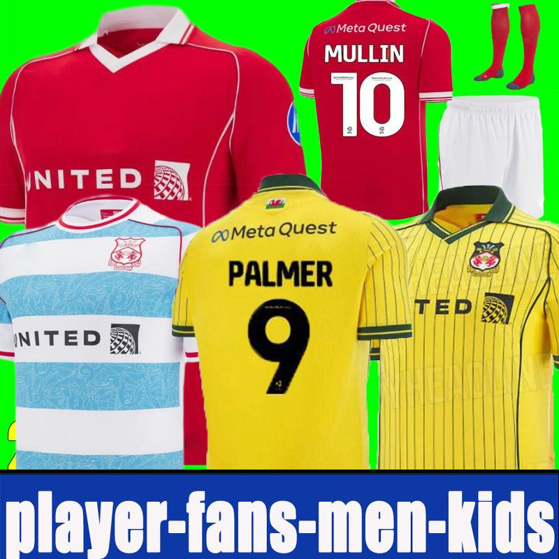 3XL 4XL 2025 2026 Wrexham soccer jerseys 25 26 Mullin Jay Rodriguez Ollie Palmer Jack Marriott Steven Fletcher Ryan Longman Rathbone MEN kids kits football shirt