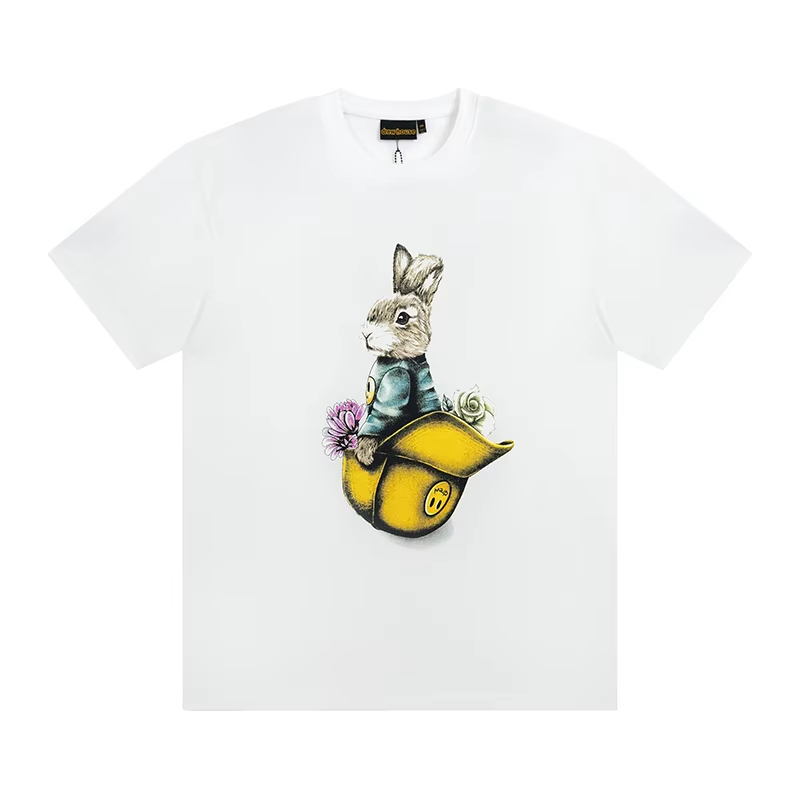 DREW HOUSE New Hot Sale Mens Clothing print logo T shirt men's and women's printed loose short sleeve T-shirt