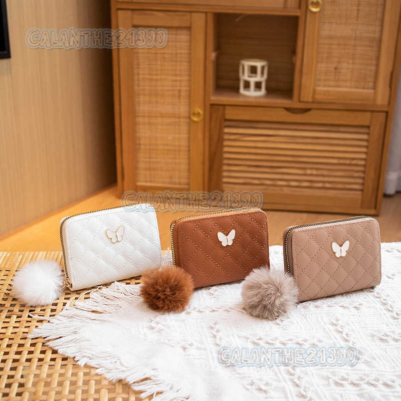 Butterfly Embroidered Small Wallet 2025 Ladies Bag Womens Coin Purse Small Bag Lipstick Bag H250801