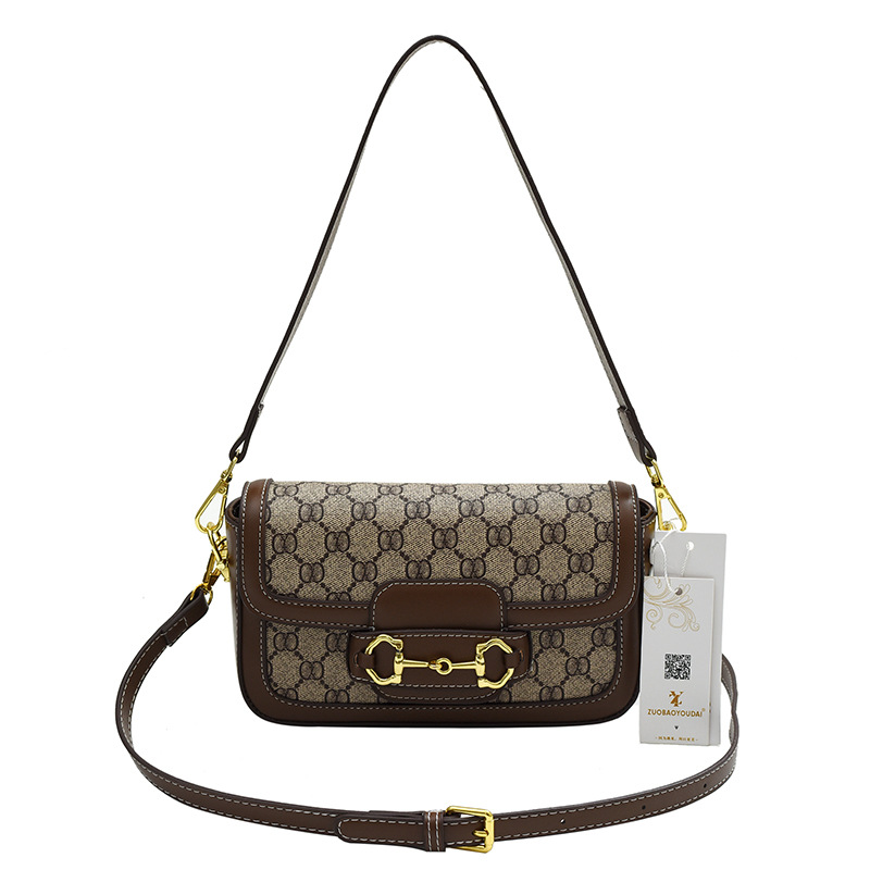 free shipping for designer bag women Saddle bag elegant underarm bag lady's high-end feel single-shoulder crossbody bag