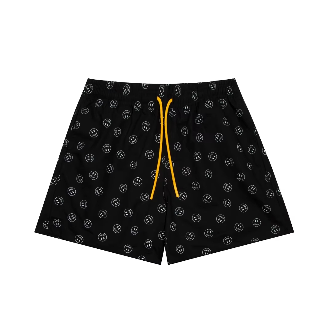 DREW HOUSE Hot Sale Men Crystal shorts beach shorts, casual, versatile, trendy brand-name printed shorts