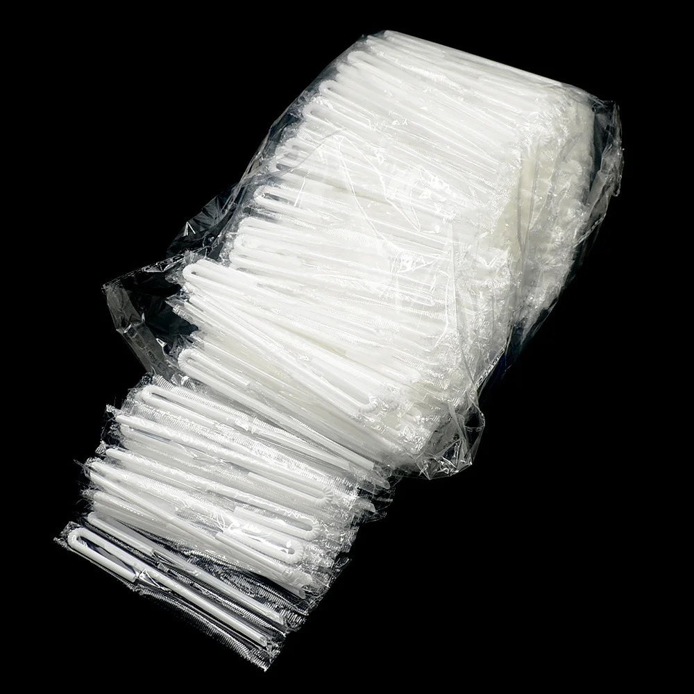 50-500pcs Cusp Straw Chain Package Curved Wrapped Drinking 3.6*150mm PP Thin Straws Milk Tea Drinks Small Straws Smoothies Party 250801