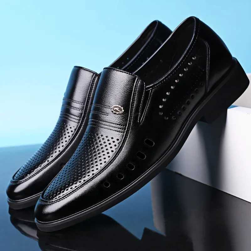 Mens Slip- Formal Shoes Wear-resistant N-Slip Smart Casual Shoes For Business XJ250801