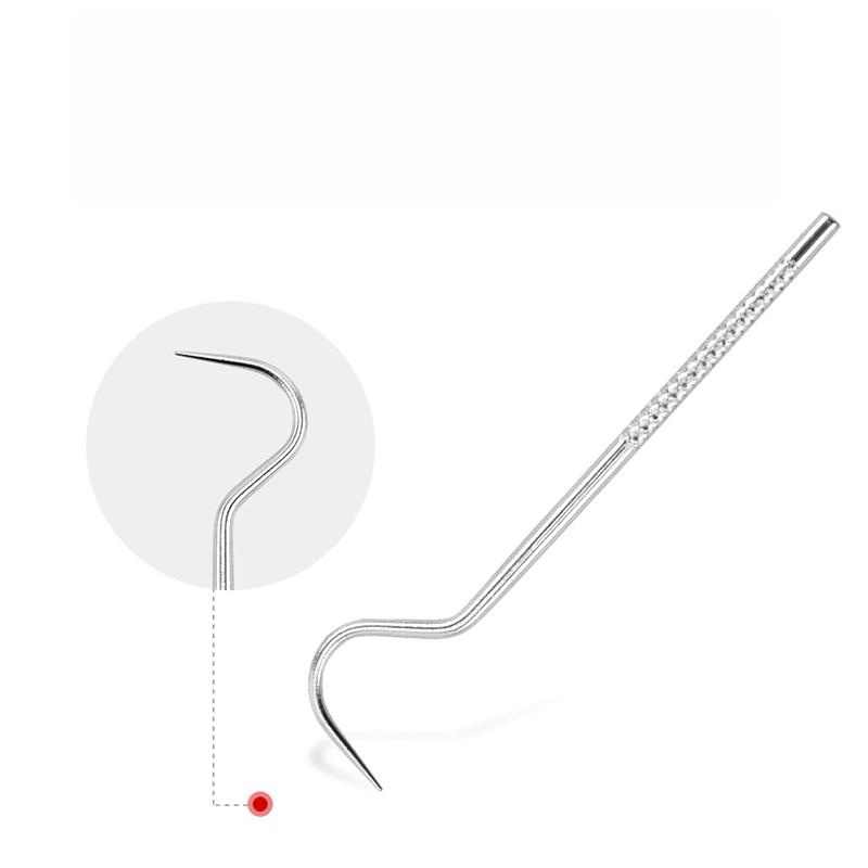 Multi-Piece Stainless Steel Toothpick Set with Rounded Edges for Safe Use