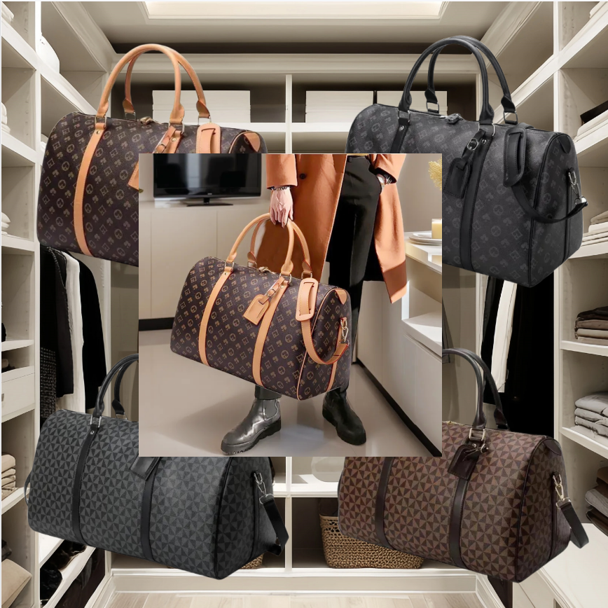 Top Luxurys Designer fashion men women high-quality travel duffle bags brand designer luggage handbags With lock large capacity sport bag size 55cm