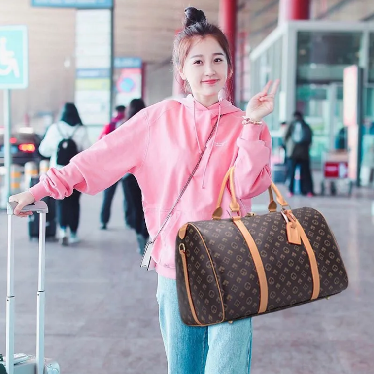 High Quality Designer Travel Bags Men Leather Shoulder Bag Travel Fitness Suitcases Hand Luggage Travel Handbags Duffle Bags