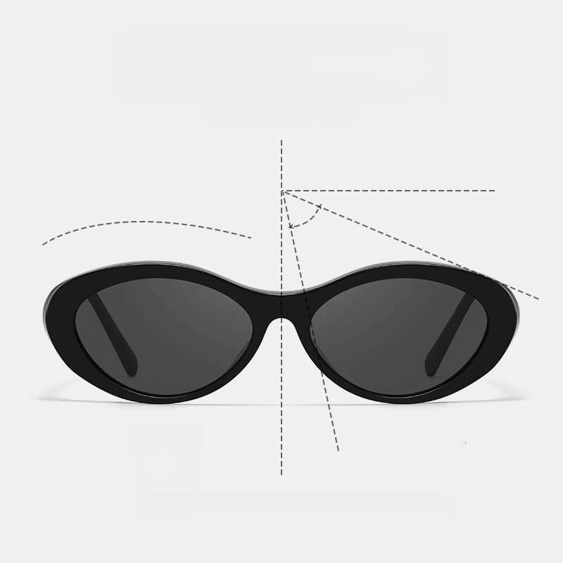 DHsunglasses Fashion Cat-Eye Sunglasses UV380 Protection, Chunky Acetate Frame, Trendy Oversized Design for Women