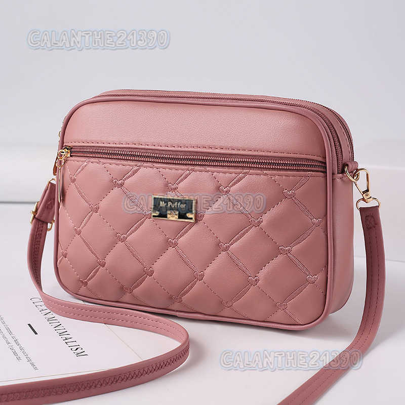 Trendy Womens Bag 2024 New Quilted Pu Crossbody Bag Versatile Small Bag Ladies Shoulder Small Square Bag H250801