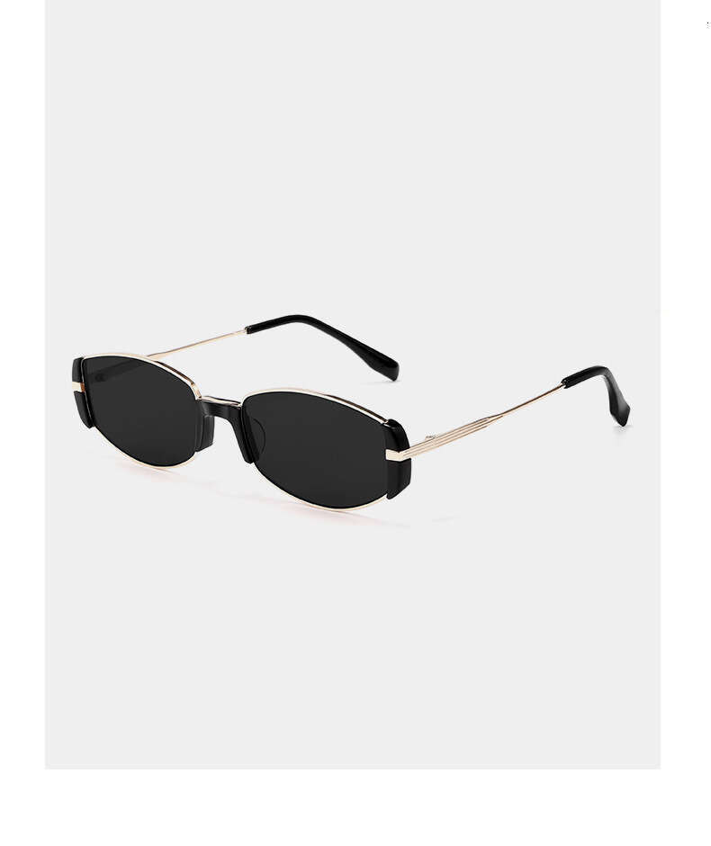 DHcollections Vintage Cat-Eye Sunglasses UV400 Gold/Brown Tortoise Frame, Retro Chic & Face-Slimming Design for Women