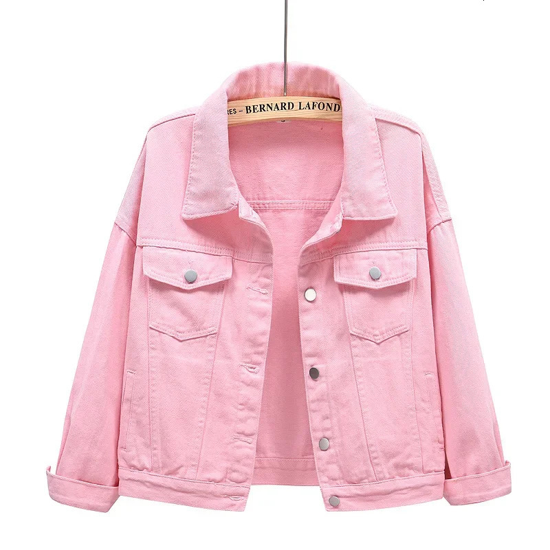 Y2k Denim Jeans Coat Cotton Women Button Spring Autumn Ropa Cardigan Punk Gothic Bomber Jacket Windbreaker Elegant Jackets 250731