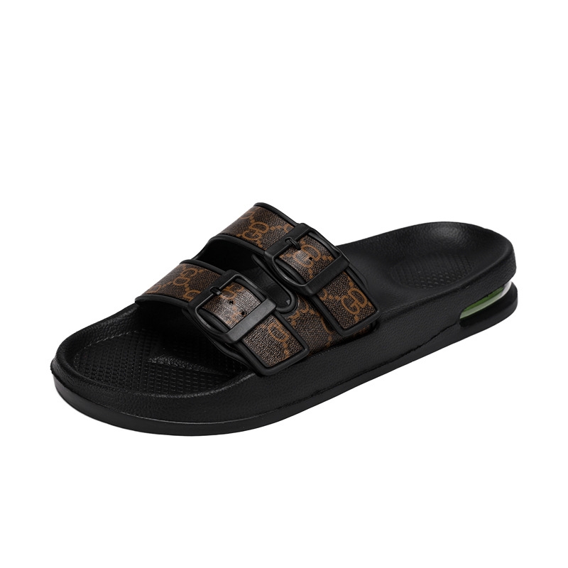 Free shipping designer slippers for men, summer outerwear, anti-slip thick-soled casual flip-flops, Birken oversized sports sandals