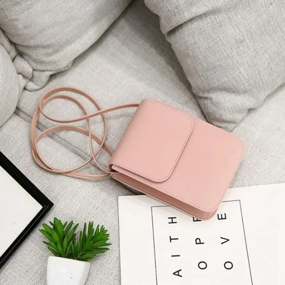 6 Colors Ladies Shoulder Messenger Bag Multifunctional PU Leather Handbags Mini Cute Crossbody Phone Bag For Women 250731