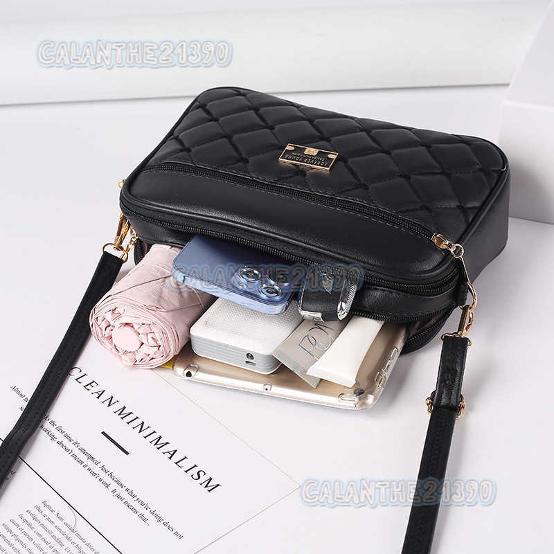 Trendy Womens Bag 2024 New Quilted Pu Crossbody Bag Versatile Small Bag Ladies Shoulder Small Square Bag H250801