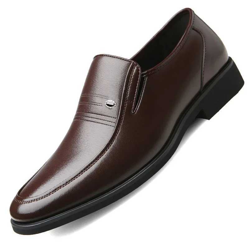 Mens Slip- Formal Shoes Wear-resistant N-Slip Smart Casual Shoes For Business XJ250801