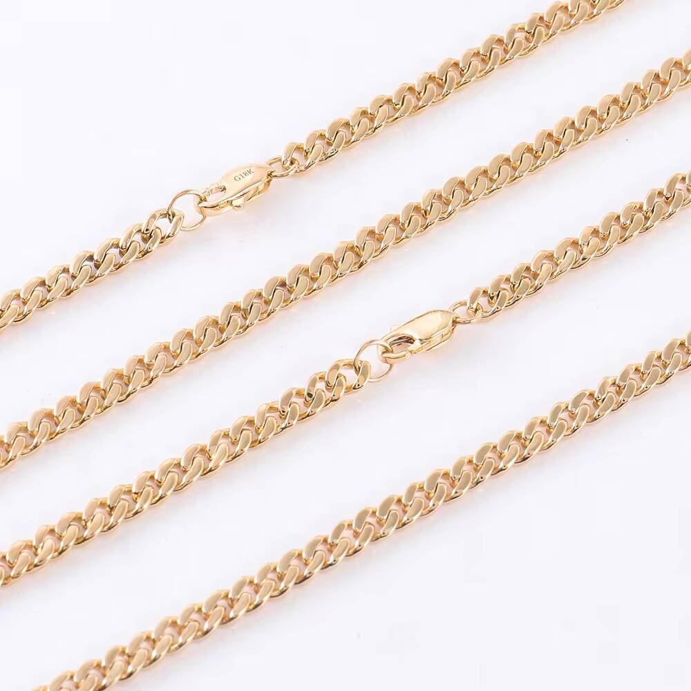 Iced Out Cuban Link Chain 18K 14K 10K Solid Real Gold Hip Hop Miami Cuban Link 20mm 22mm 24mm Necklace Gift for Men