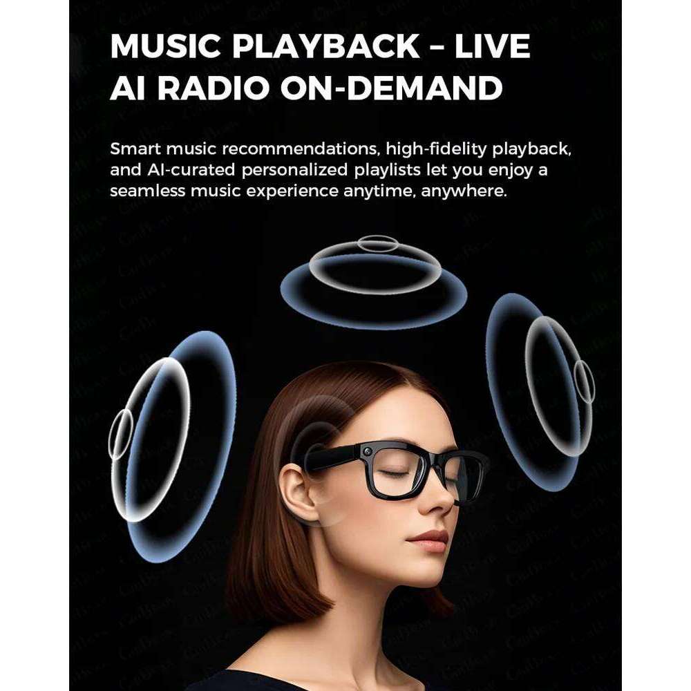 Meta Glasses Camera 2025 Fashion AI 500Mp Camera Waterproof Bluetooth Call 230 Mah Music Smart Glasses Identify Pictures Use Chatgpt
