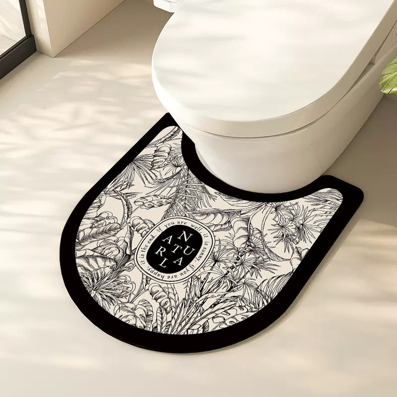 Luxury designer Bath Mats carpet bathroom kitchen floor mat classic logo print foyer floor mat bathroom water absorbing and non slip home decoration B
