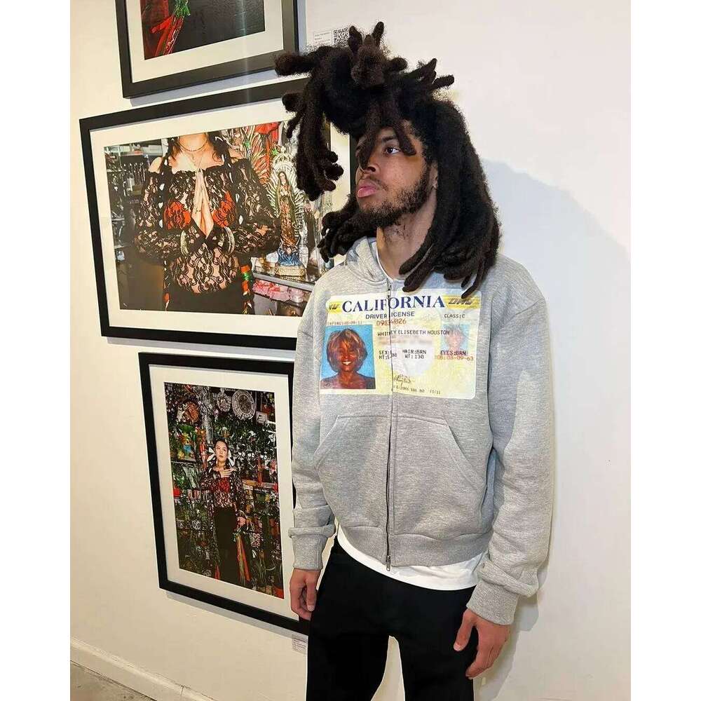 Designer Clothing 2025 New Gothic Haruku Sportswear Trend Printed Hoodie Y2k Top New Street Clothing Men And Women Zippered Hooded