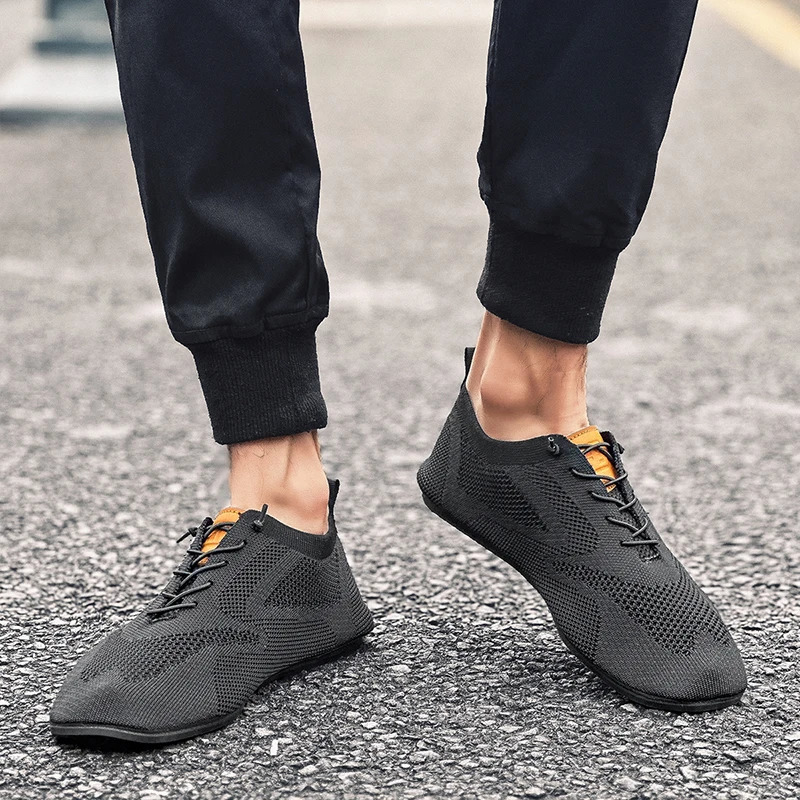 MAEDEF Mens Shoes Mesh Flats Fashion High Quality Walking Shoes Men Breathable Indoor Home Slippers Non Slip Casual Mens Shoes 250731