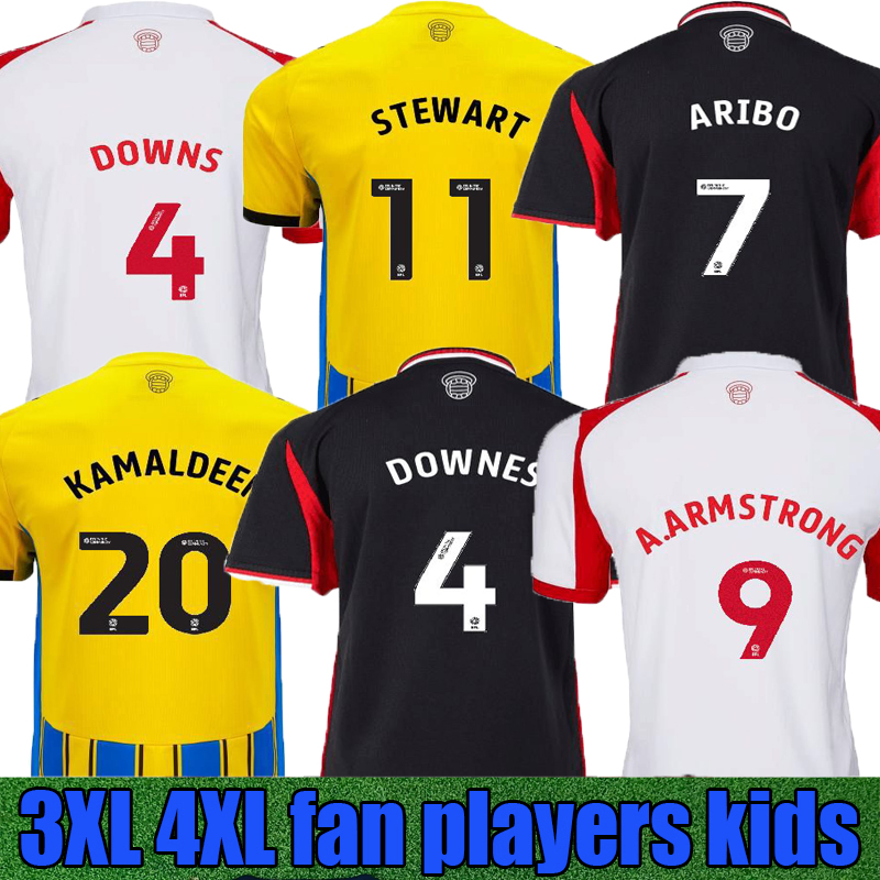 25 26 ARIBO Soccer Jerseys STEWART ARMSTRONG 2025 2026 HOME AWAY DOWNES ONUACHU KAMALDEEN UGOCHUKWU STEWART SMALLBONE football shirts MEN kids set uniforms