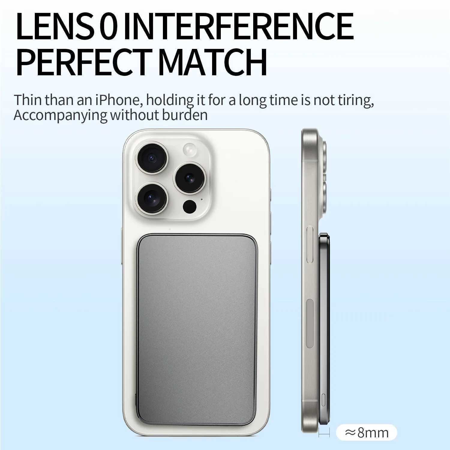 10000mAh Magnetic Wireless Power Bank for Watch Fast Charging Type-C Slim External Spare Battery For iPhone Xiai S250801