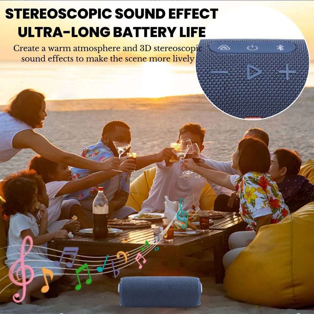 Flip 7 Portable Ipx7 Waterproof Wireless Outdoor Speaker Bluetooth Audio