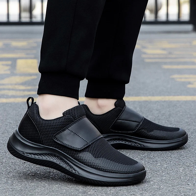 Men Orthopedics Wide Feet Swollen Walking Casual Shoes Thumb Eversion Adjusting Soft Comfortable Diabetic Man Shoes Big Size 250731
