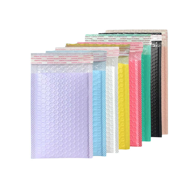 100PC Color Bubble Bags Mailing Bags Envelope Packaging Shipping Mailers Bags 15 Size models Thickened Waterproof Shockproof Protection Self Seal Padding Bags