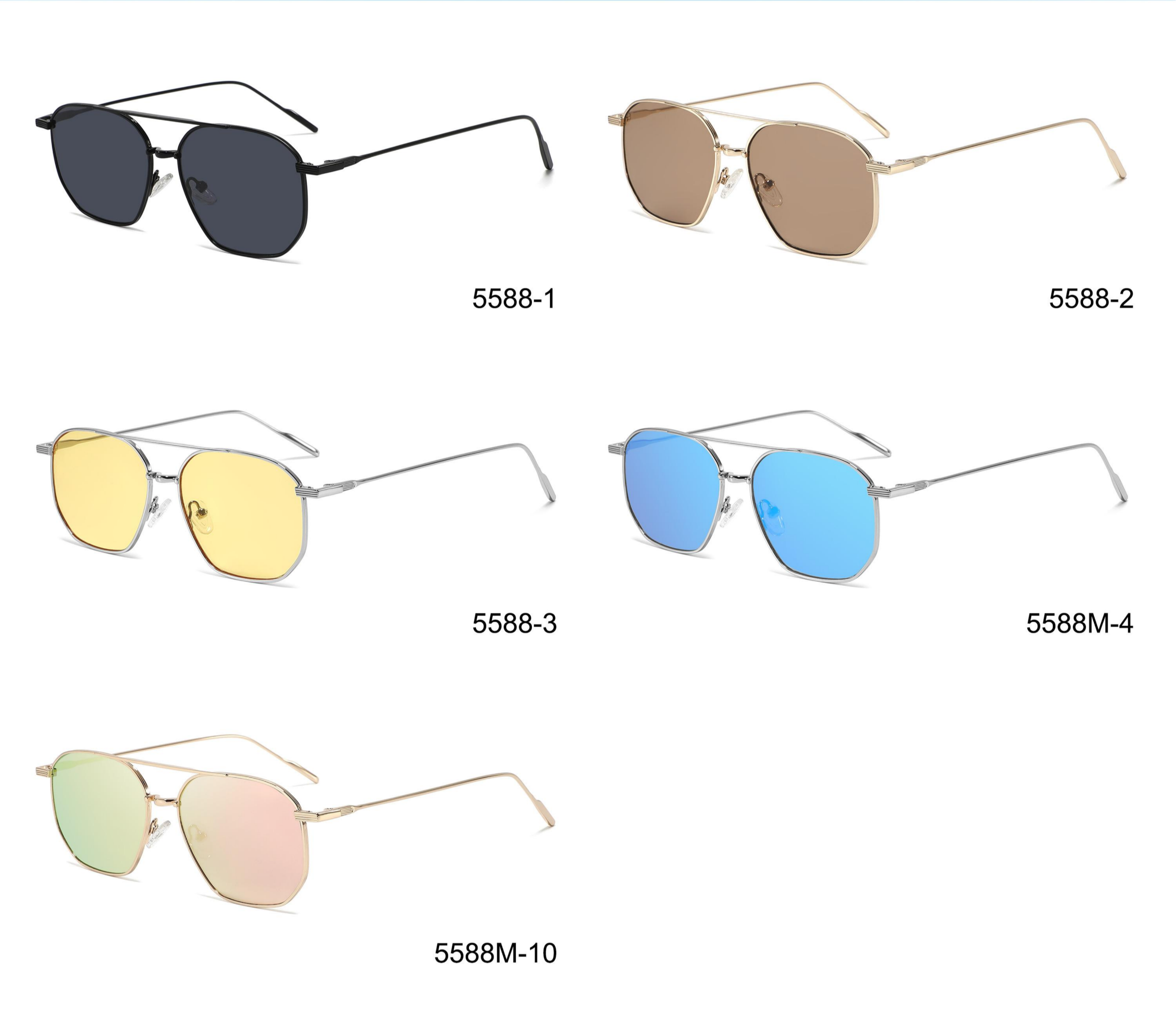 Designer sunglasses luxury glasses for women trendy men's Sunglasses UV400 anti-uv lenses High-grade acetate lightweight stylish Eco-friendly tre