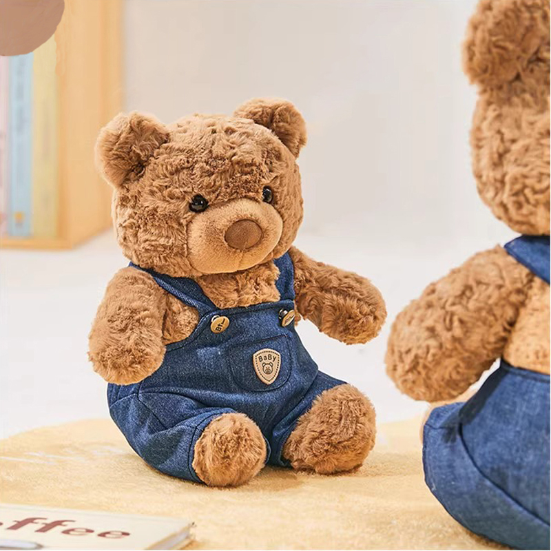 Playful Teddy Bear Doll Creative Dressing Bear Doll Plush Toy Giving Children Birthday Gifts