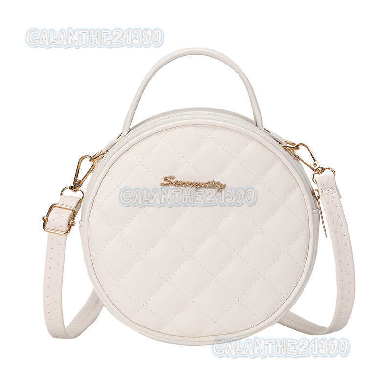 Fashion Womens Bag Summer New Sweet Girl Style Small Round Bag Quilted Embroidery Small Bag Shoulder Bag Crossbody Bag H250801